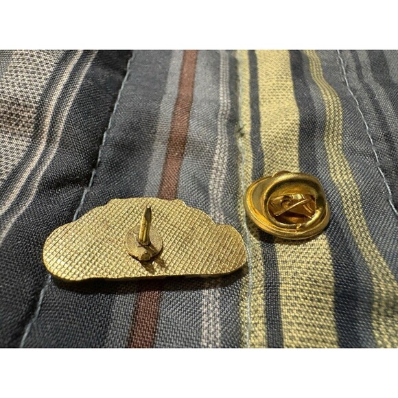 Texas Lone Star Beer Logo Enamel Surrounded with Armadillos Pin Lapel Pinback - Picture 7 of 7